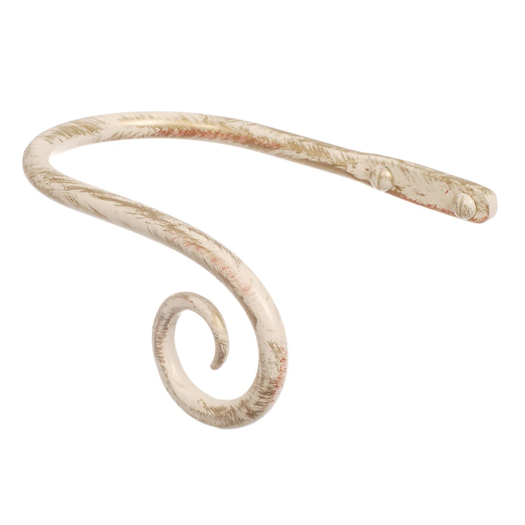 Small Crook Holdback (Right Side) In Old Ivory 1 Small Crook Holdback (Right Side) In Old Ivory