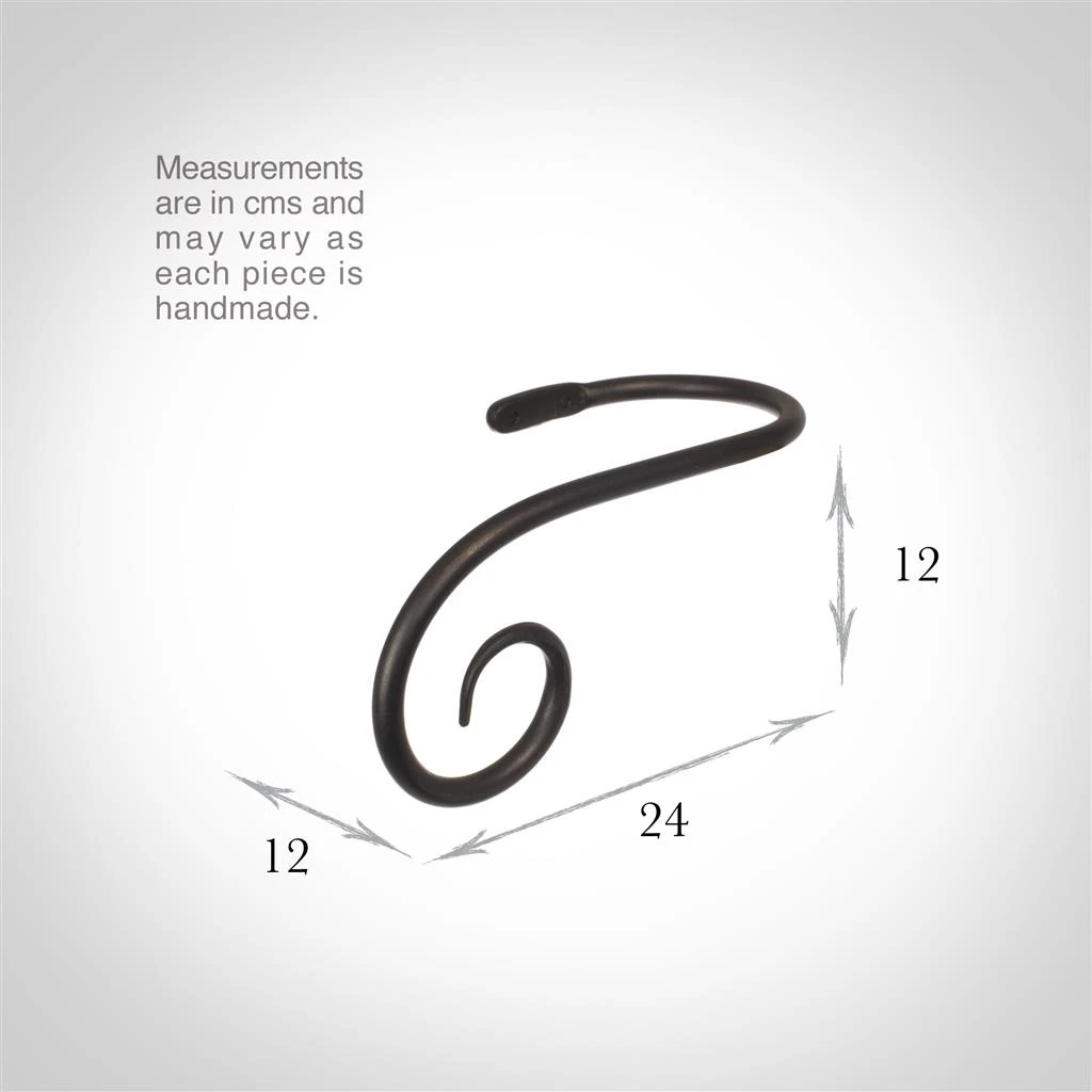 Large Crook Holdback (Left Side) In Beeswax 2 Large Crook Holdback (Left Side) In Beeswax - Image 2