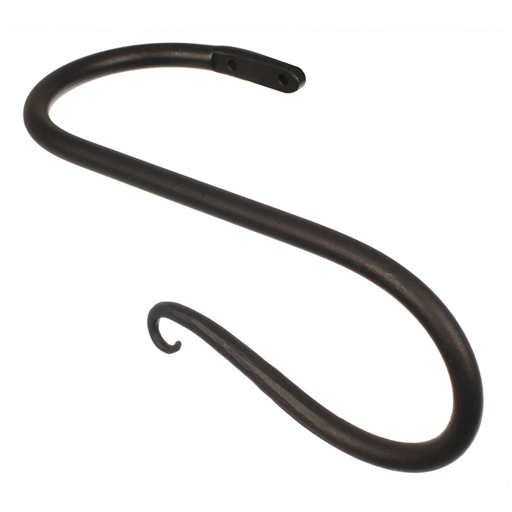 Large Shepherd's Crook Holdback (Right Side) In Beeswax 1 Large Shepherd's Crook Holdback (Right Side) In Beeswax