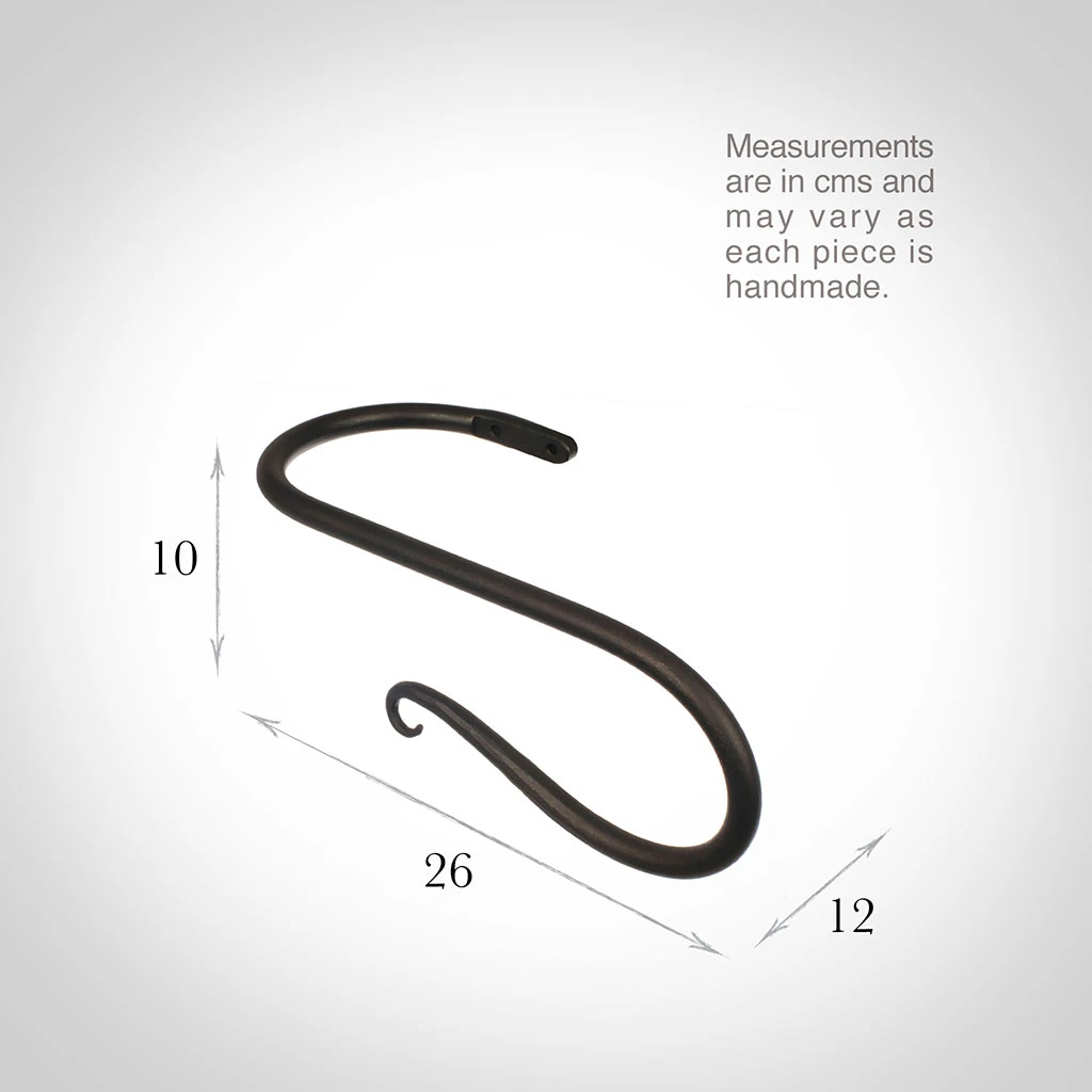 Large Shepherd's Crook Holdback (Right Side) In Beeswax 3 Large Shepherd's Crook Holdback (Right Side) In Beeswax - Image 3