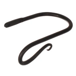 Small Shepherd's Crook Holdback (Left Side) In Beeswax