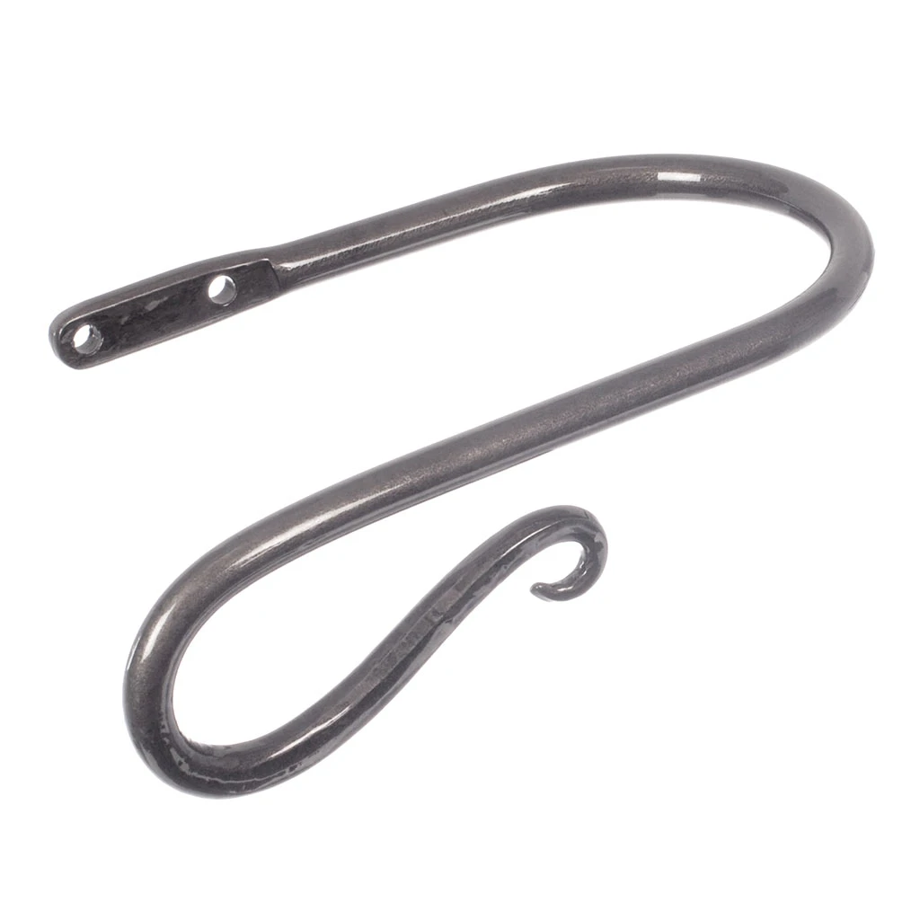 Small Shepherd's Crook Holdback (Left Side) In Polished 1 Small Shepherd's Crook Holdback (Left Side) In Polished