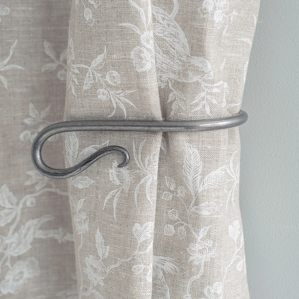 Small Shepherd's Crook Holdback (Left Side) In Polished 2 Small Shepherd's Crook Holdback (Left Side) In Polished - Image 2