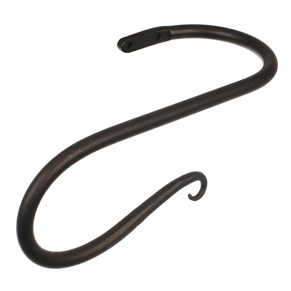 Large Shepherd's Crook Holdback (Left Side) In Beeswax 1 Large Shepherd's Crook Holdback (Left Side) In Beeswax