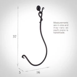 Large Swing Holdback (16cm Embrace) In Beeswax -Curtain Hardware Shop 637kbw 13