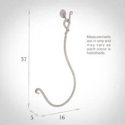 Large Swing Holdback (16cm Embrace) In Clay -Curtain Hardware Shop 637kcl 13