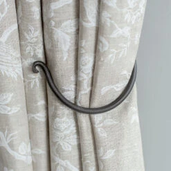 Small Swing Holdback (12cm Embrace) In Beeswax -Curtain Hardware Shop 637kkbw 30