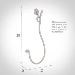 Small Swing Holdback (12cm Embrace) In Clay 5 Small Swing Holdback (12cm Embrace) In Clay -Curtain Hardware Shop 637kkcl 13