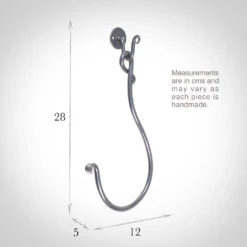 Small Swing Holdback (12cm Embrace) In Mercury 5 Small Swing Holdback (12cm Embrace) In Mercury -Curtain Hardware Shop 637kkme 13