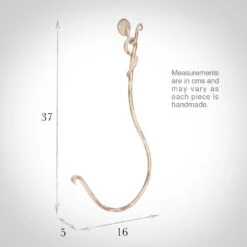 Large Swing Holdback (16cm Embrace) In Old Ivory 5 Large Swing Holdback (16cm Embrace) In Old Ivory -Curtain Hardware Shop 637koi 13