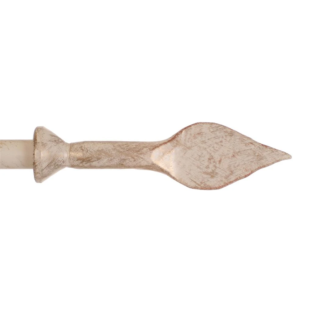 12mm Spear Finial In Old Ivory 1 12mm Spear Finial In Old Ivory