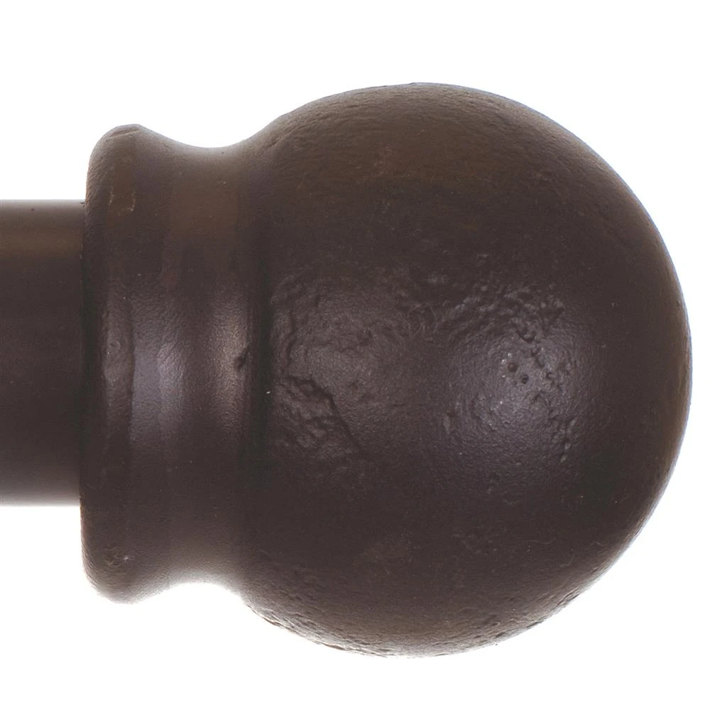 38mm Cannonball Finial In Beeswax 1 38mm Cannonball Finial In Beeswax