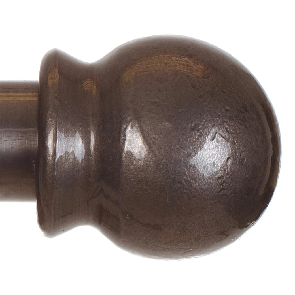 38mm Cannonball Finial In Polished 1 38mm Cannonball Finial In Polished