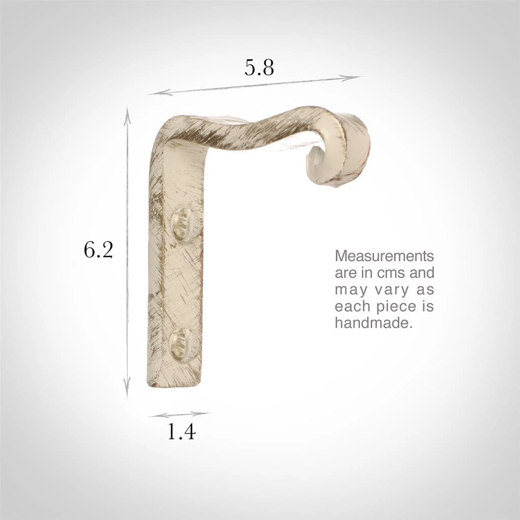 Dormer Rod Support Bracket In Old Ivory 3 Dormer Rod Support Bracket In Old Ivory - Image 3