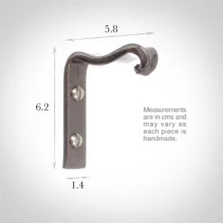 Dormer Rod Support Bracket In Polished 5 Dormer Rod Support Bracket In Polished -Curtain Hardware Shop 648po 13