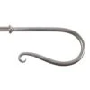 12mm Shepherd's Crook Finial In Mercury