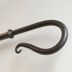 25mm Shepherd's Crook Finial In Beeswax -Curtain Hardware Shop 682bw 4