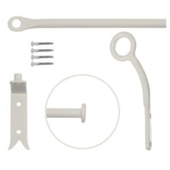 12mm Self-Closing Button Portiere In Clay -Curtain Hardware Shop 686acl 20