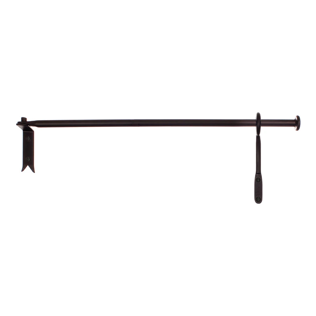 12mm Self-Closing Button Portiere In Matt Black 1 12mm Self-Closing Button Portiere In Matt Black