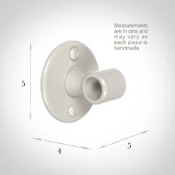 12mm Sleeve Bracket Finished In Clay 6 12mm Sleeve Bracket Finished In Clay -Curtain Hardware Shop 686cl 13