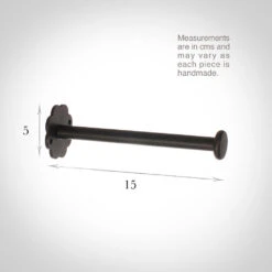 Draper's Button Holdback In Beeswax -Curtain Hardware Shop 691abw 13