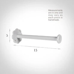 Draper's Button Holdback In Clay 5 Draper's Button Holdback In Clay -Curtain Hardware Shop 691acl 13