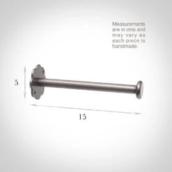 Draper's Button Holdback In Polished -Curtain Hardware Shop 691apo 13