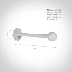 Draper's Cannonball Holdback In Clay -Curtain Hardware Shop 691bcl 13