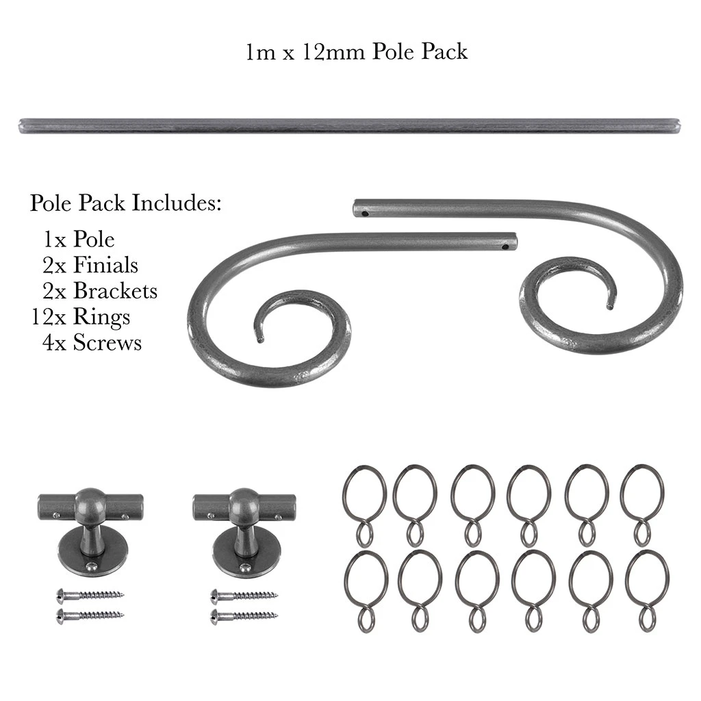 1m 12mm Crook Pack In Polished 4 1m 12mm Crook Pack In Polished - Image 4