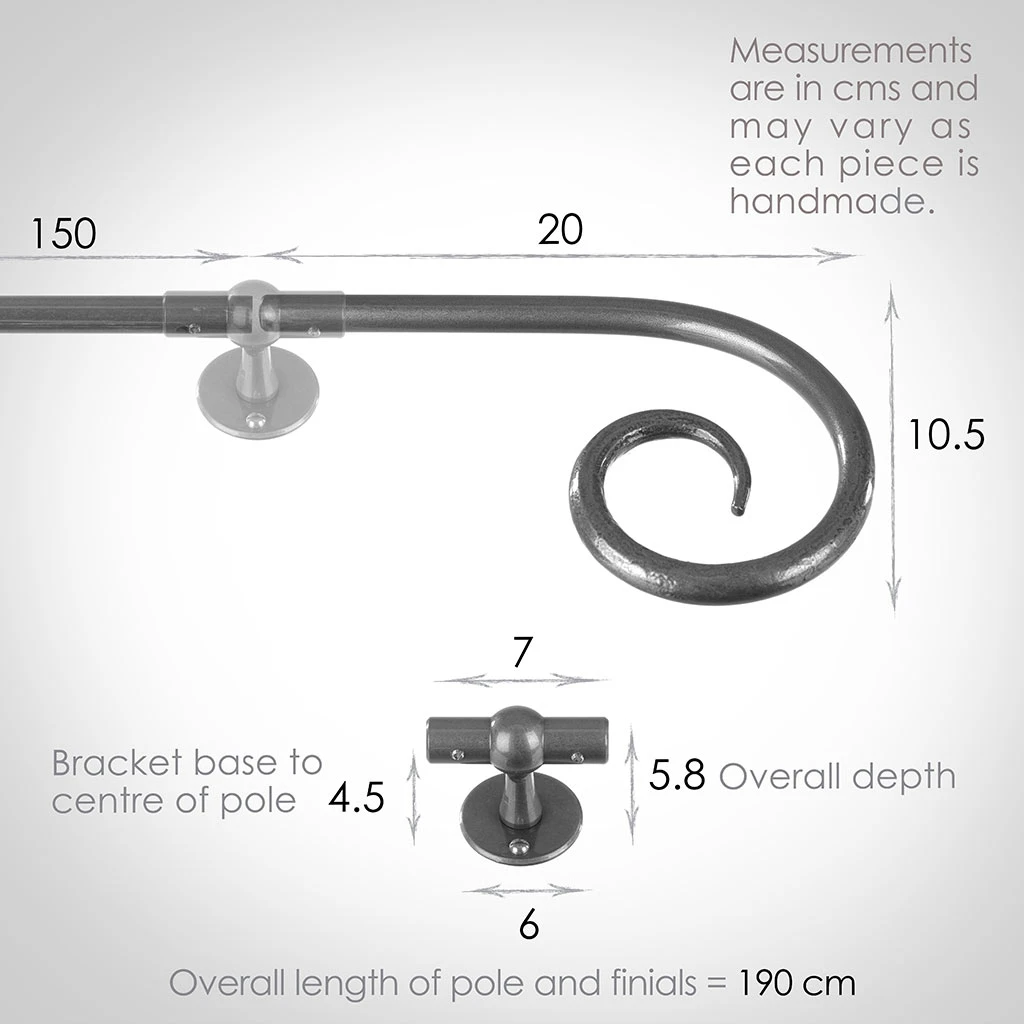 1.5m 12mm Crook Pack In Polished 3 1.5m 12mm Crook Pack In Polished - Image 3