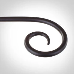 2m 12mm Crook Pack In Matt Black -Curtain Hardware Shop 827mb 21