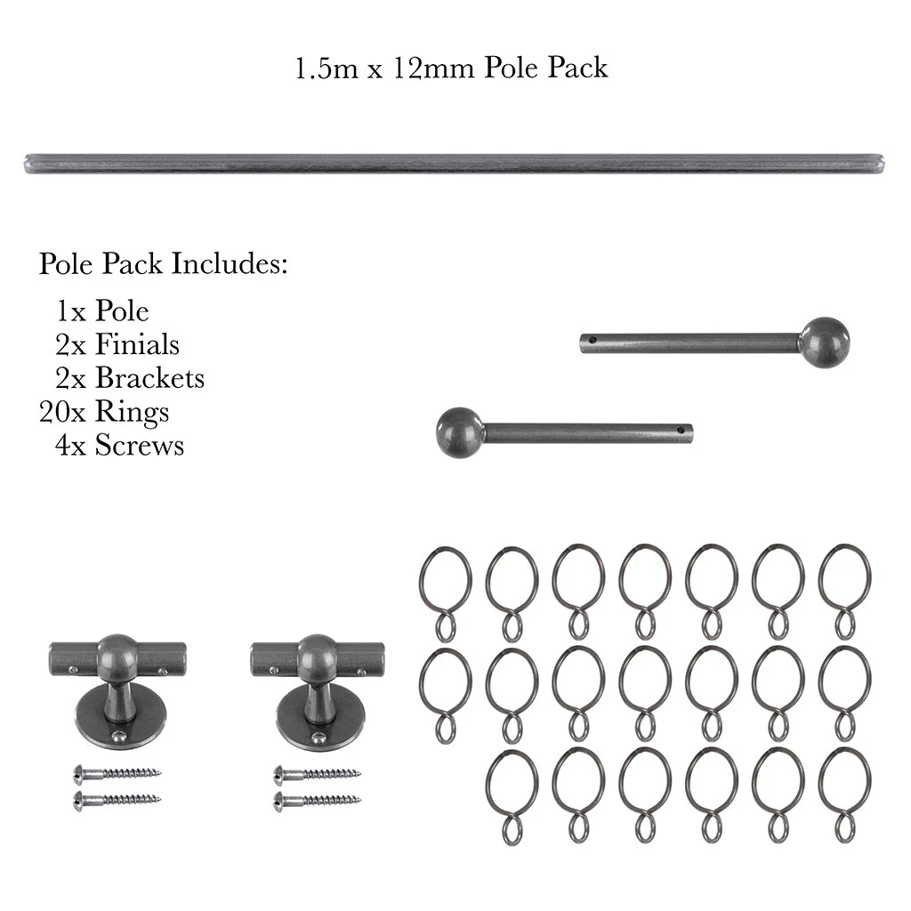 1.5m 12mm Cannonball Pack In Polished 4 1.5m 12mm Cannonball Pack In Polished - Image 4