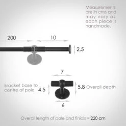 2m 12mm Button Pack In Beeswax -Curtain Hardware Shop 842bw 13