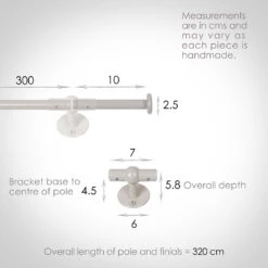 3m 12mm Button Pack In Clay -Curtain Hardware Shop 843cl 13